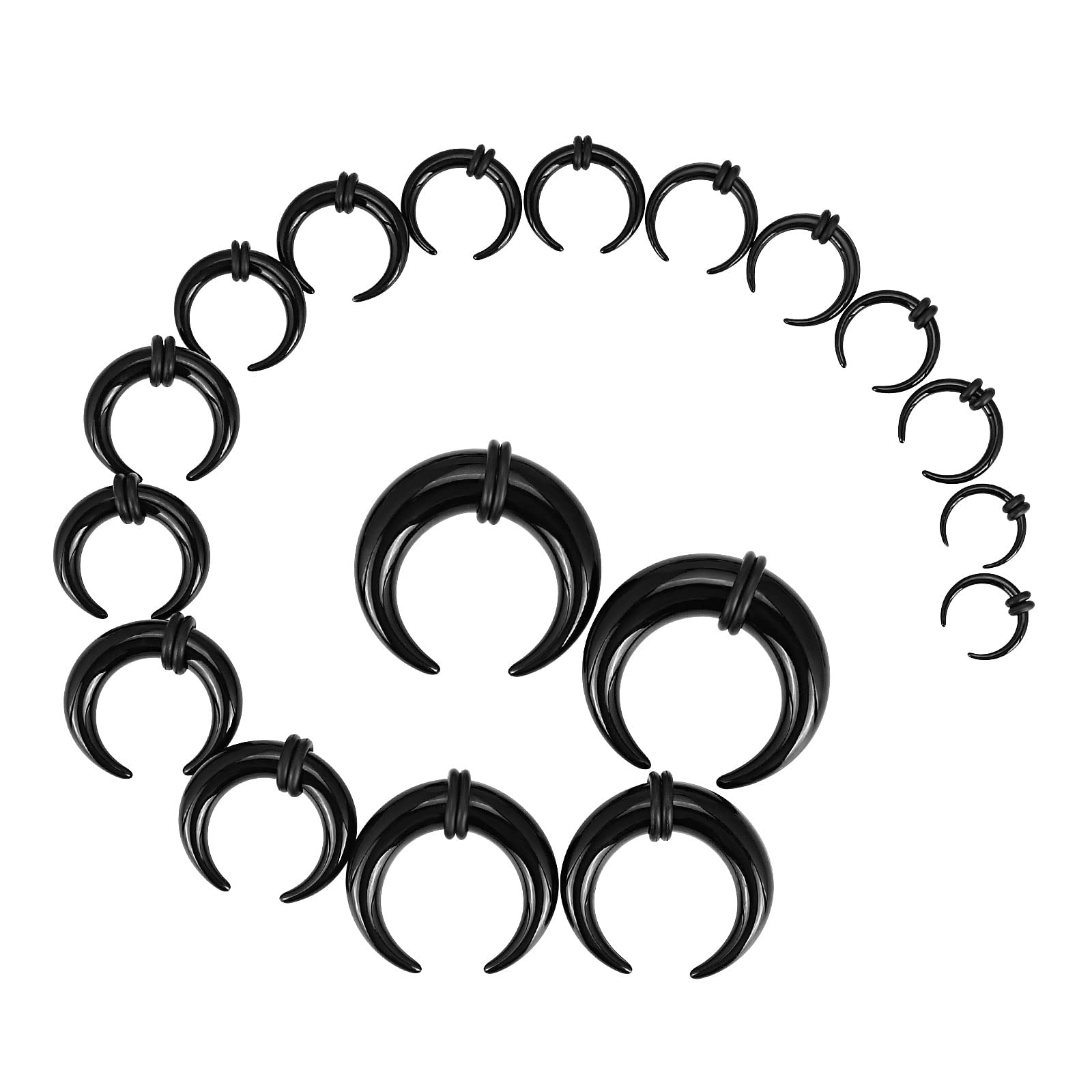 Body Jewelry Ear Gauges - Pince à Septum en Acrylique pour