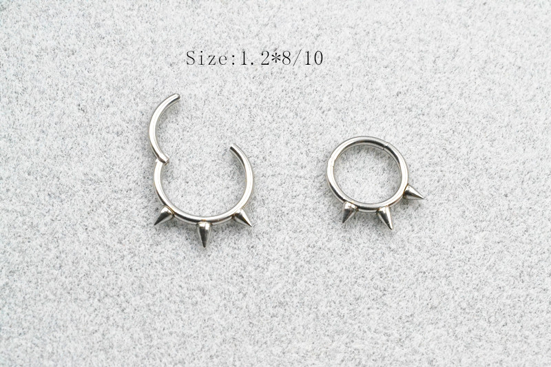Clicker Ring Seamless - Anneau de Segment articulé sans couture,