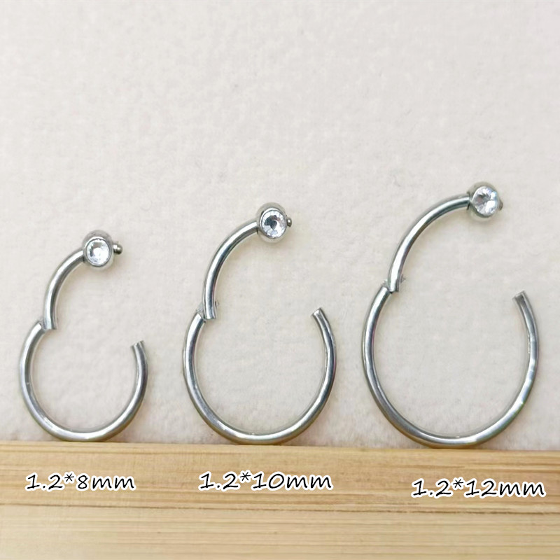 Clicker Ring Seamless - 50 pcs/lot 316 pierres précieuses en