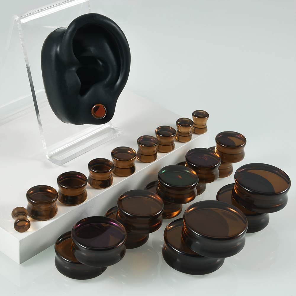 Body Jewelry Ear Gauges - 1 paire de bouchons d'oreille Flashback