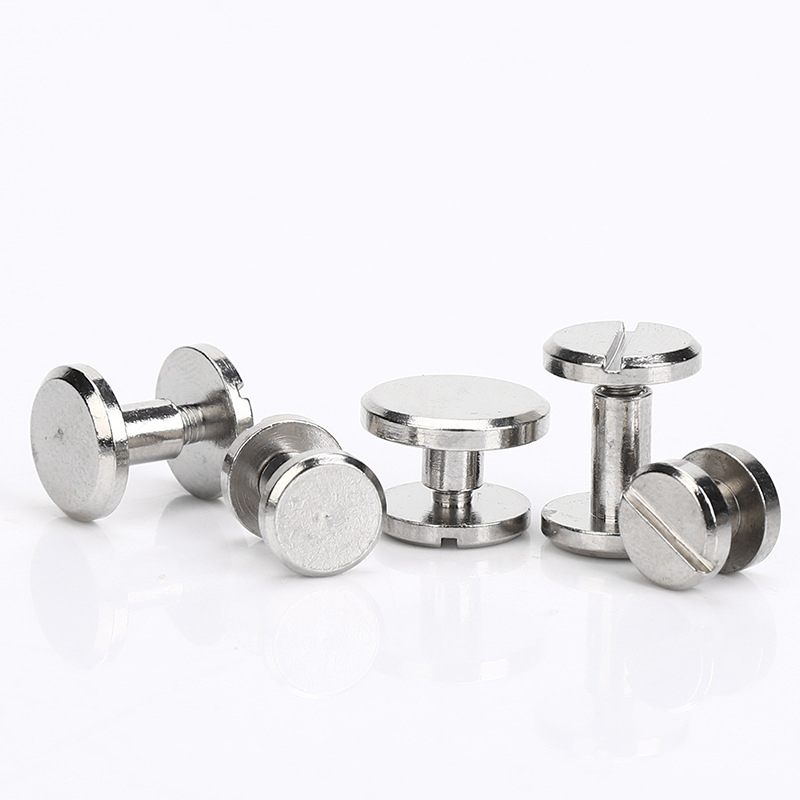 Body Jewelry Chicago - Reliure en laiton nickelé, vis Chicago,