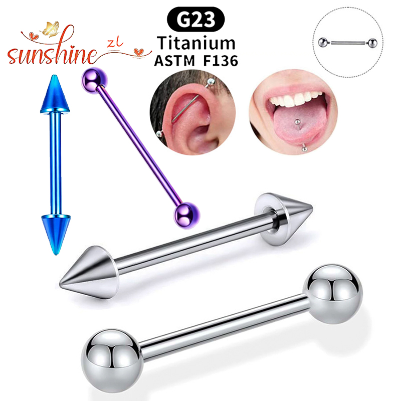 Body Jewelry Implant Grade Titanium - Barres droites en titane de qualité