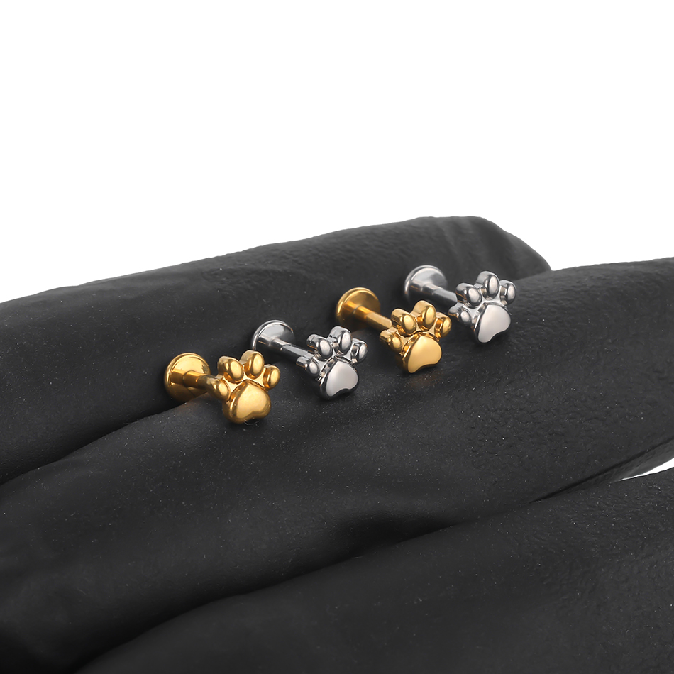 Boucles d'oreilles à tige en t - Body Jewelry Implant Grade Titanium avis et prix