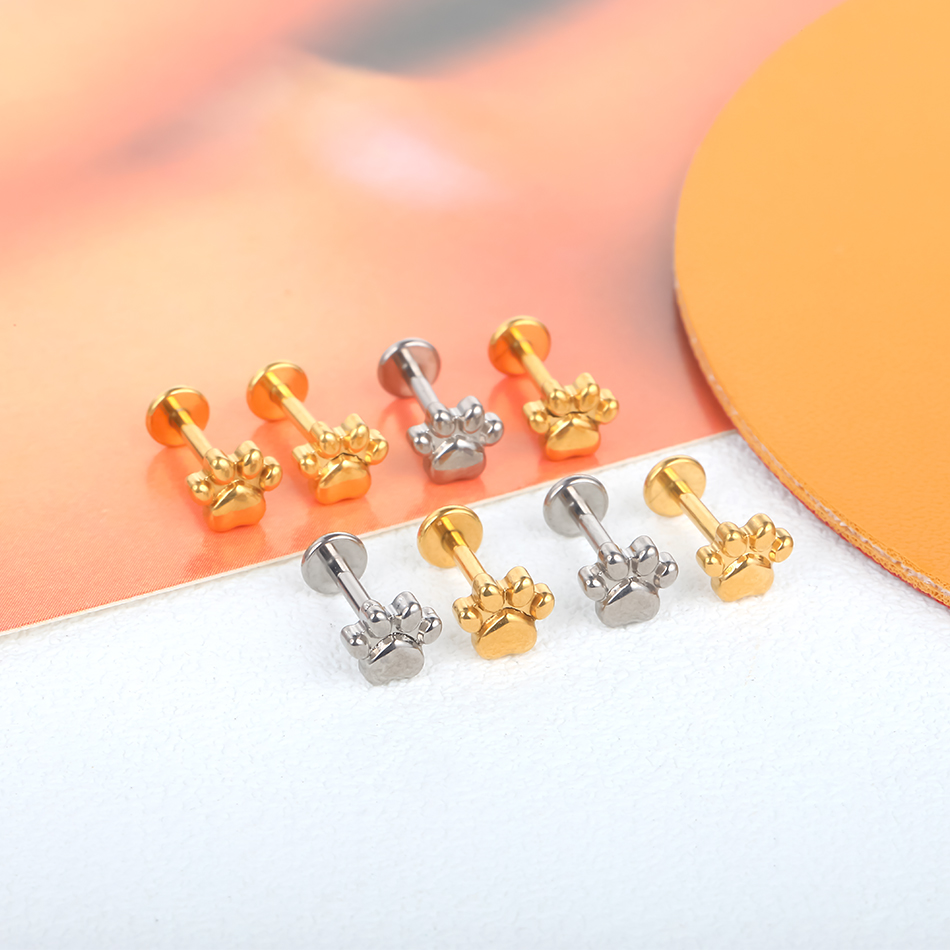 Boucles d'oreilles à tige en t - Body Jewelry Implant Grade Titanium avis et prix