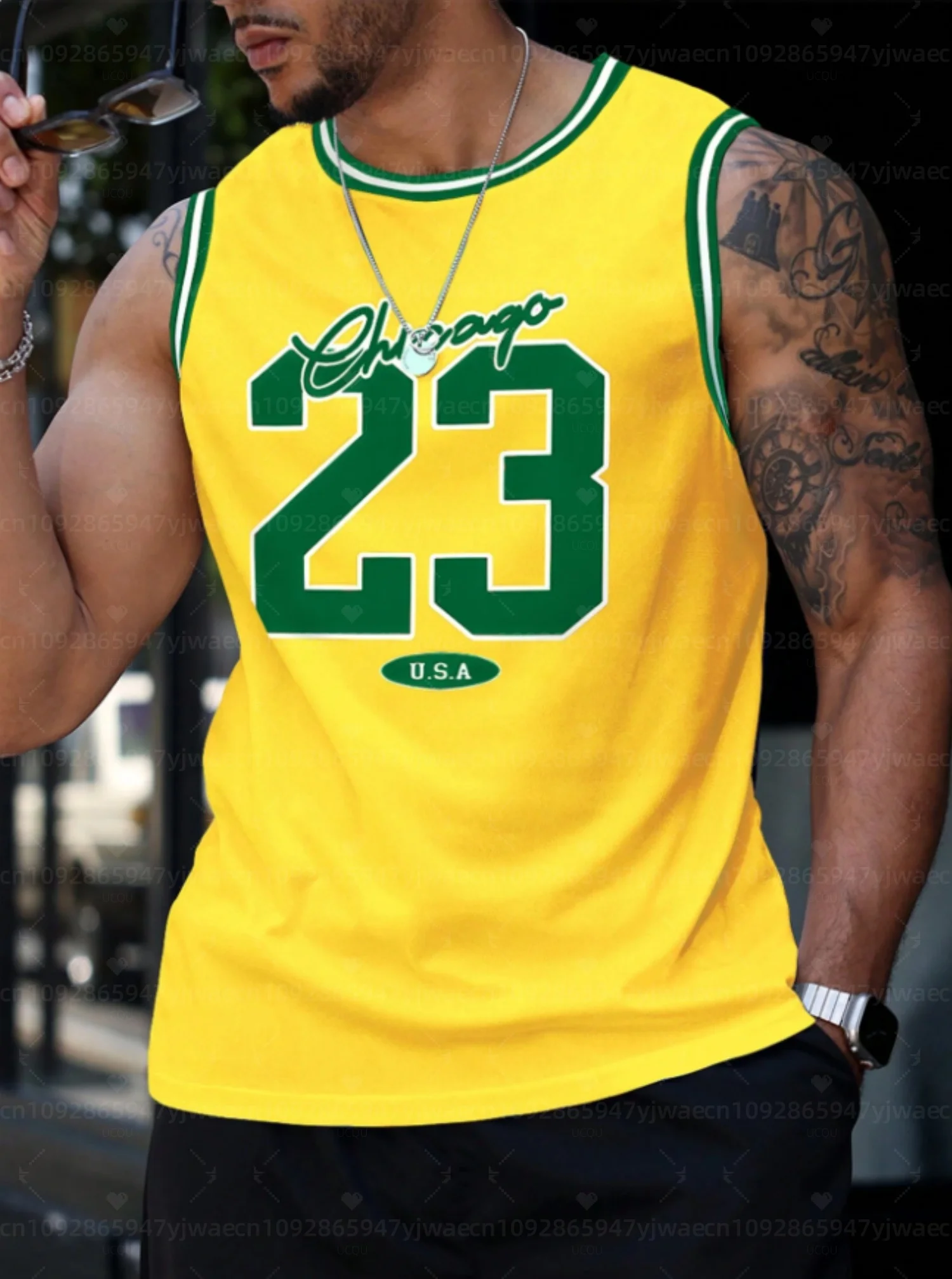 Débardeur de basket-ball graph - Body Jewelry Chicago avis et prix