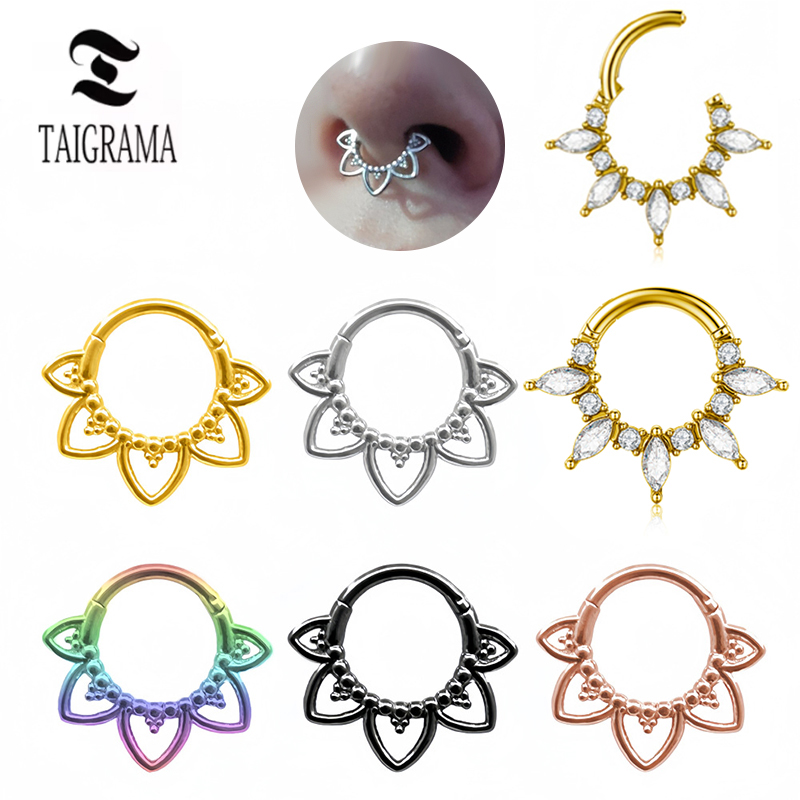 Anneau de nez en acier inoxyda - Clicker Ring Seamless avis et prix