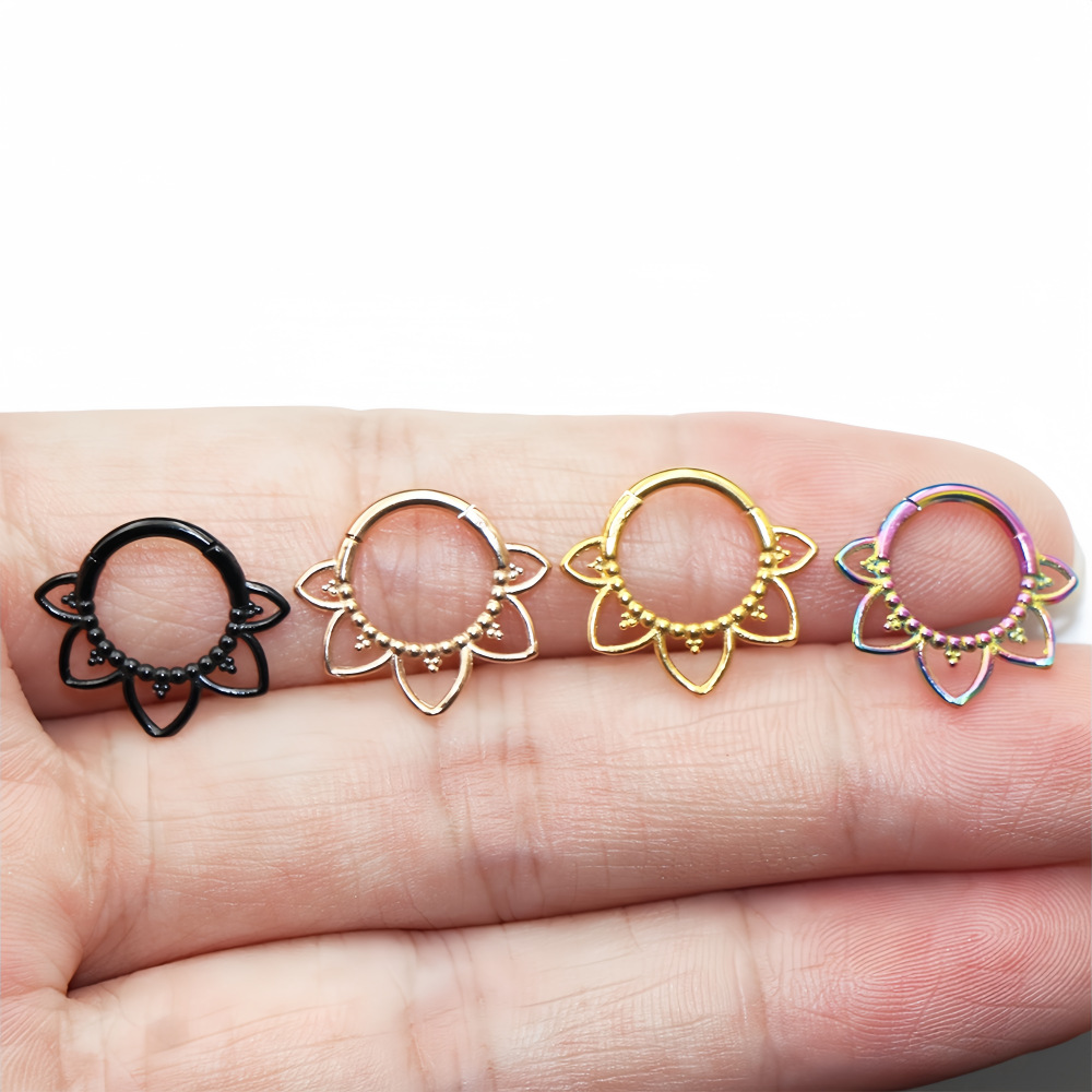 Anneau de nez en acier inoxyda - Clicker Ring Seamless avis et prix