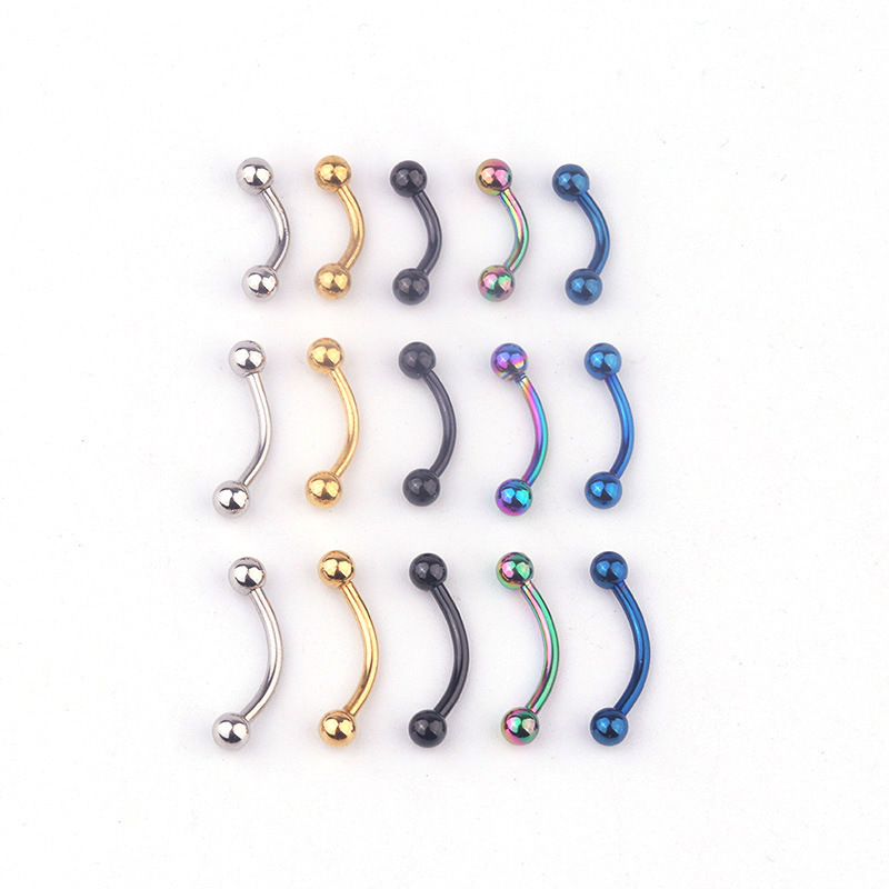 Lot de 5 barres courbées en ac - Body Jewelry Ear avis et prix