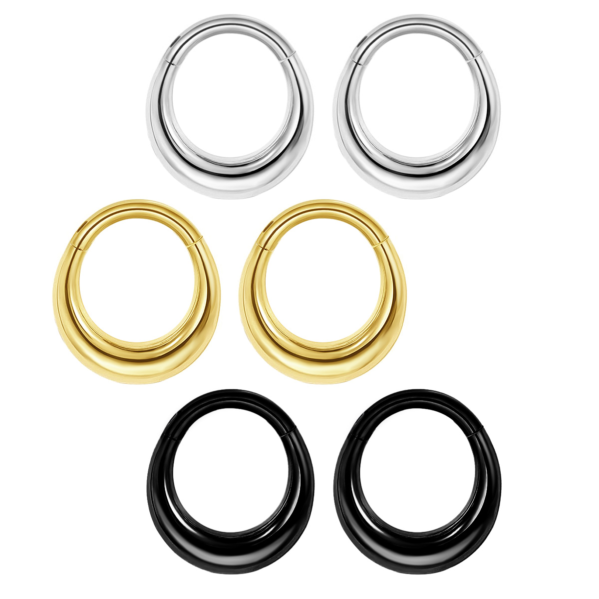 Anneau de nez articulé en acie - Clicker Ring Seamless avis et prix