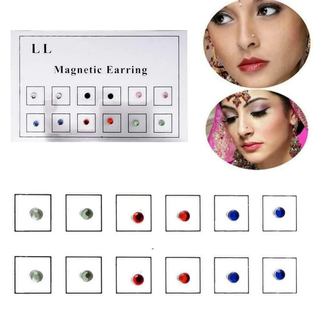 12 pièces/carte faux tricheur  - Body Jewelry Ear avis et prix