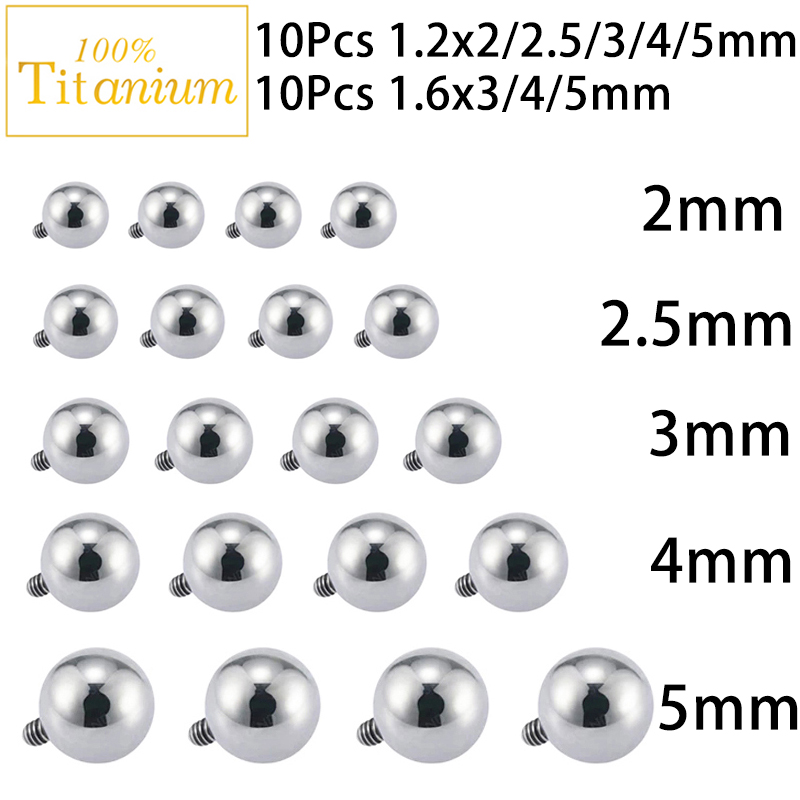 10 pièces de qualité d'implant - Body Jewelry Implant Grade Titanium avis et prix