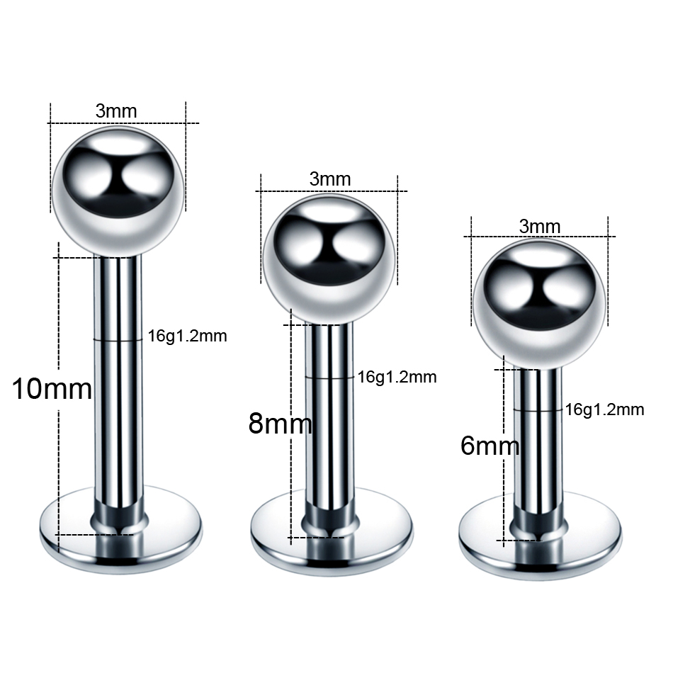 Piercing Labret en titane de q - Body Jewelry Implant Grade Titanium avis et prix