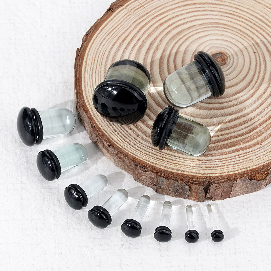 Jauges d'oreille en verre, Kit - Body Jewelry Ear Gauges avis et prix