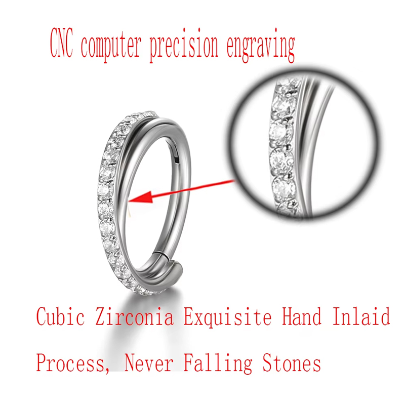 Anneau de piercing articulé sa - Clicker Ring Seamless avis et prix