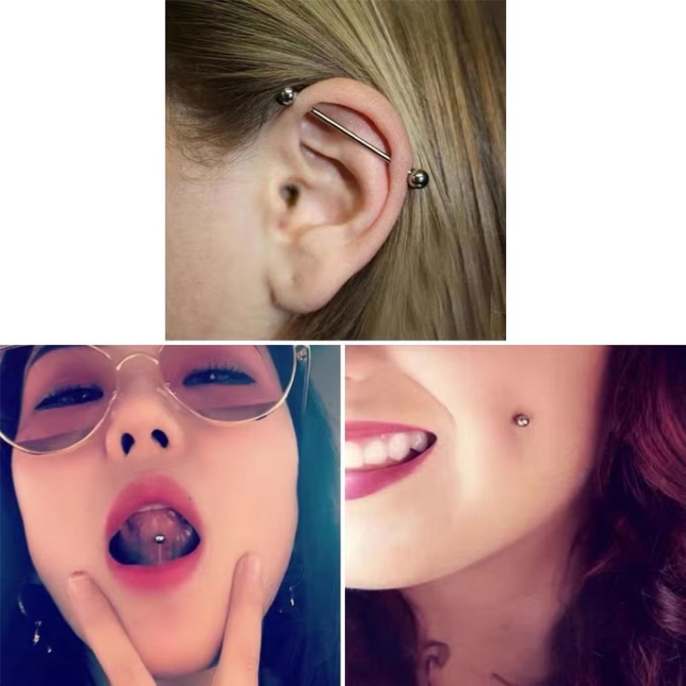 Lot de 2 barres droites en tit - Body Jewelry Implant Grade Titanium avis et prix