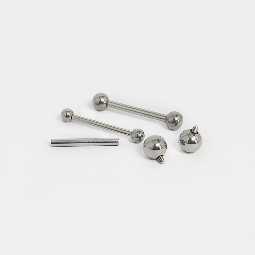 Lot de 2 barres droites en tit - Body Jewelry Implant Grade Titanium avis et prix