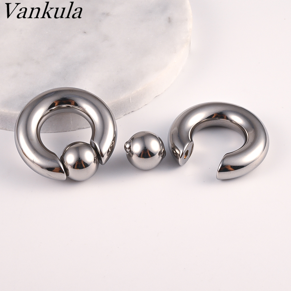 Vankula 2 pièces bouchons d'or - Body Jewelry Ear Gauges avis et prix