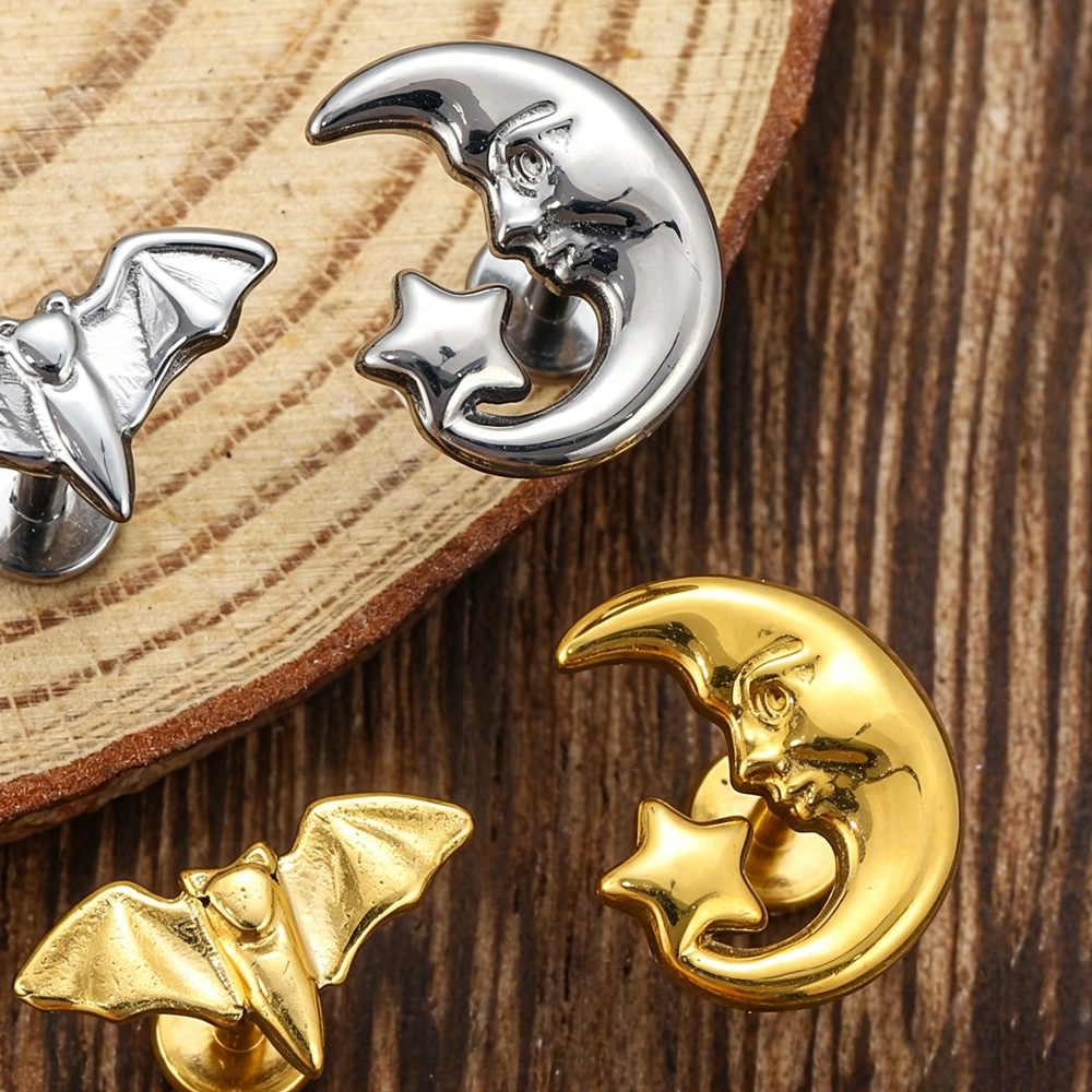 Labret en titane anodisé de qu - Body Jewelry Implant Grade Titanium avis et prix