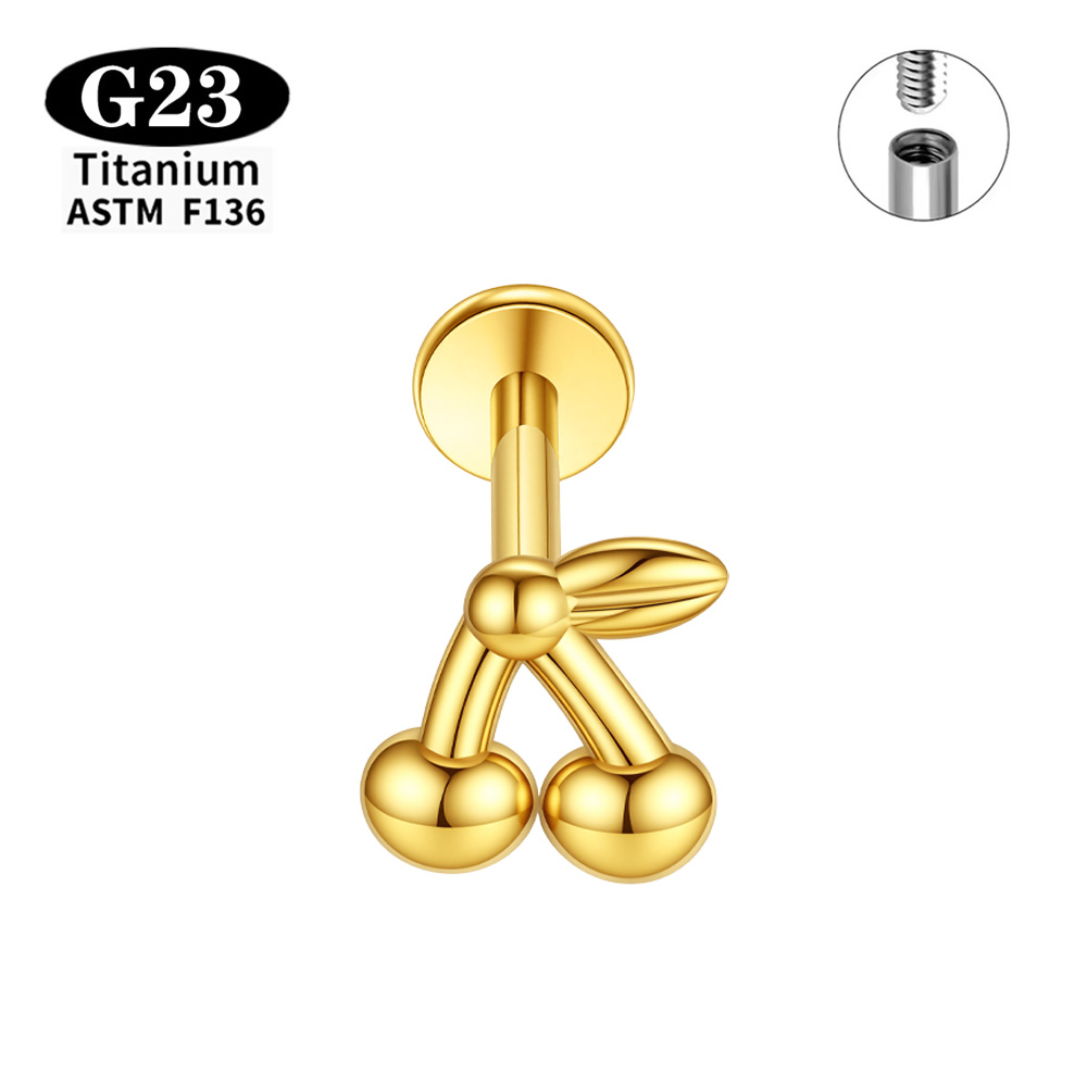 Labret en titane anodisé de qu - Body Jewelry Implant Grade Titanium avis et prix