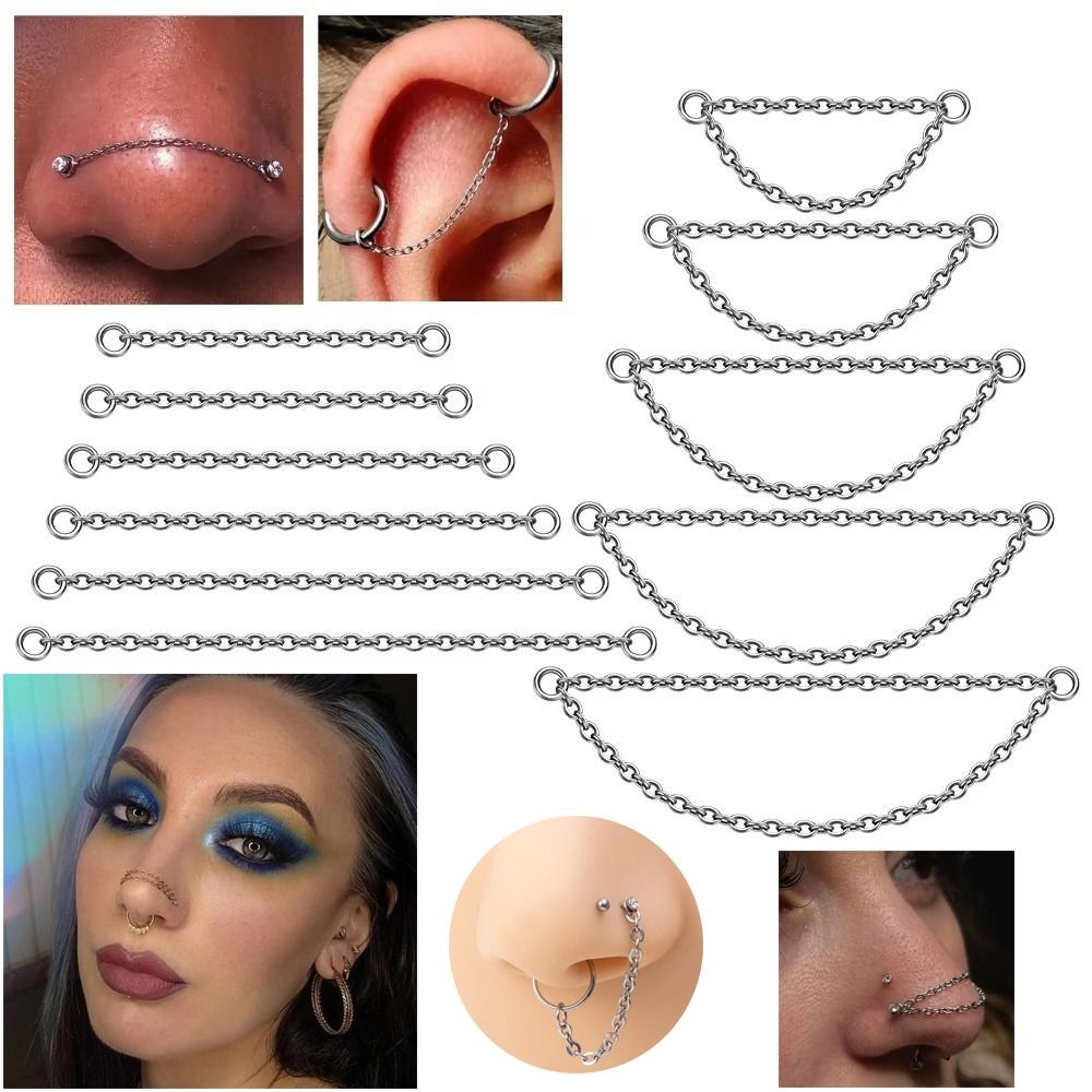 Chaîne de nez en titane tendan - Body Jewelry Ear avis et prix