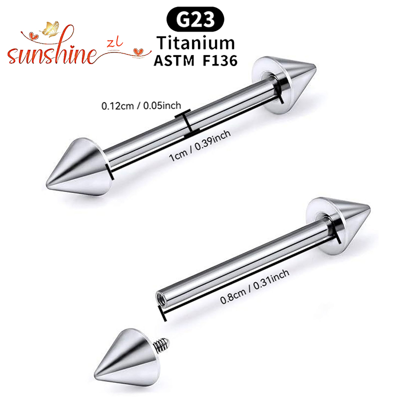 Barres droites en titane de qu - Body Jewelry Implant Grade Titanium avis et prix