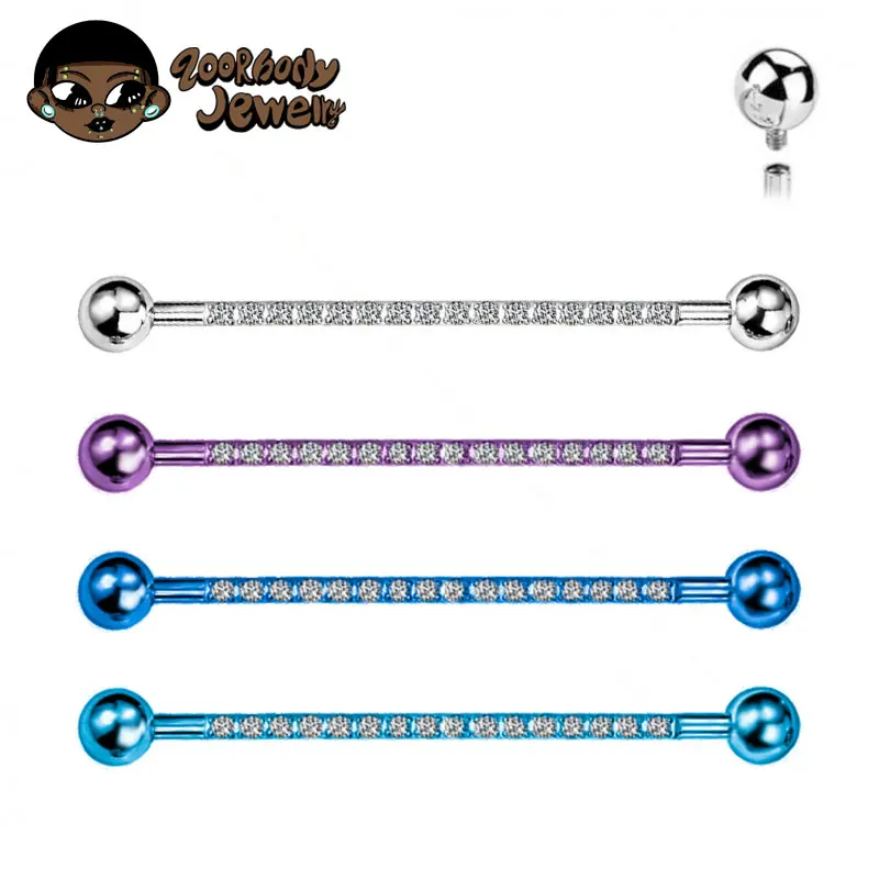 F136 – Piercing d'haltères ind - Body Jewelry Implant Grade Titanium avis et prix