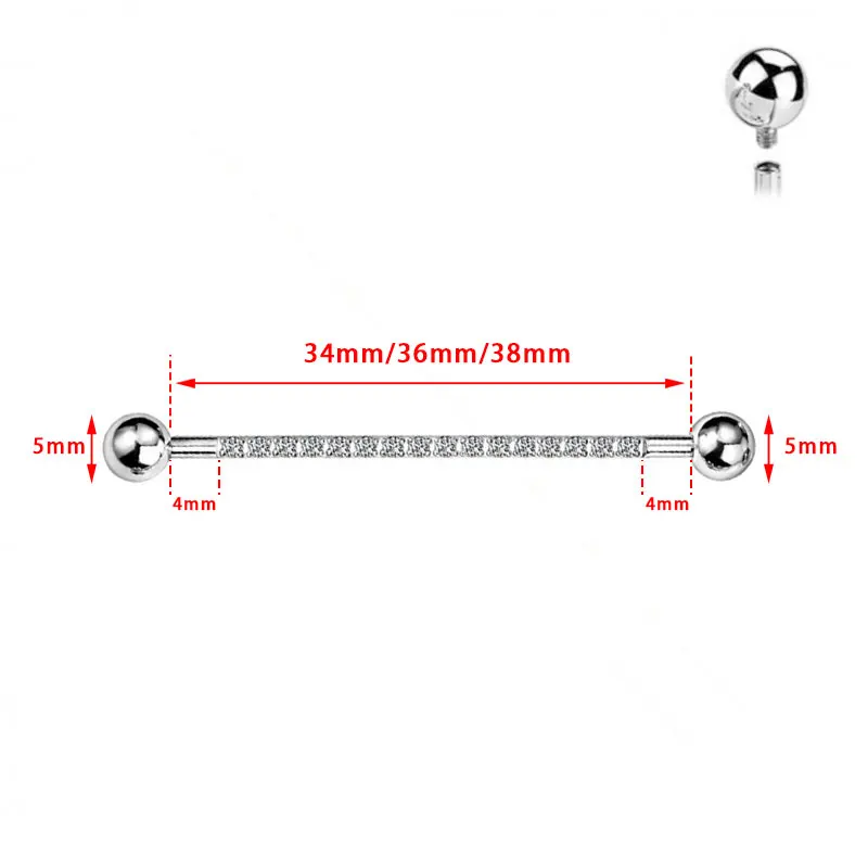 F136 – Piercing d'haltères ind - Body Jewelry Implant Grade Titanium avis et prix