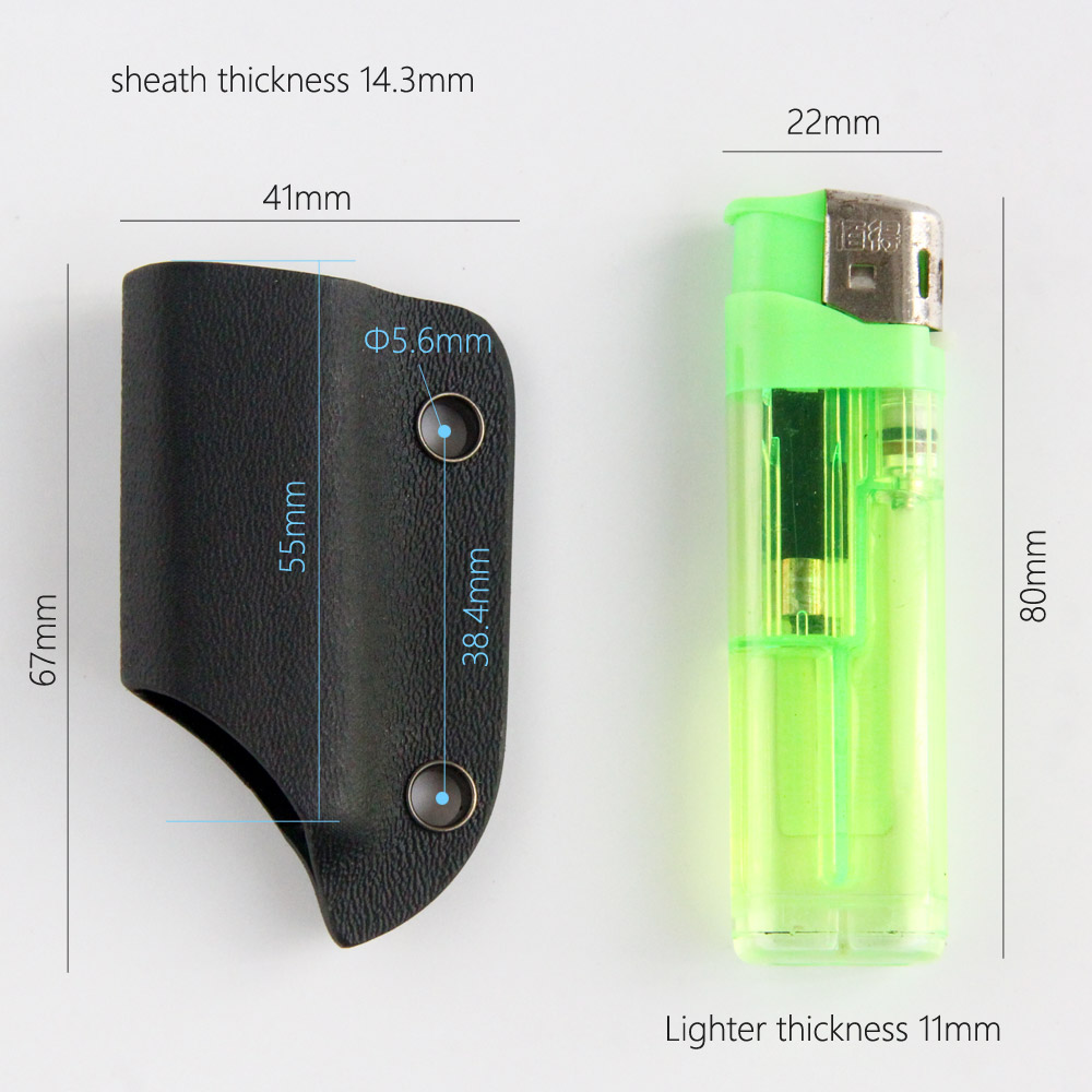 Étui porte-briquet Kydex avec  - Body Jewelry Chicago avis et prix