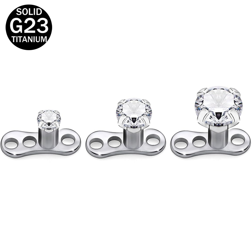 14G G23 Titanium Dermal Pierci - Body Jewelry Implant Grade Titanium avis et prix