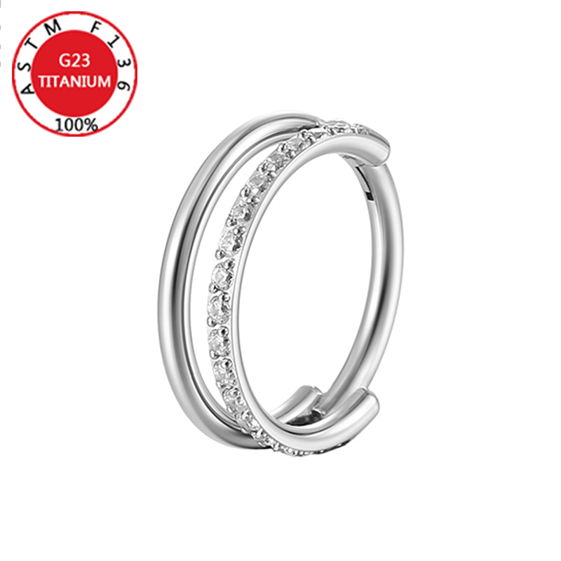 Anneau de nez en titane G23, b - Clicker Ring Seamless avis et prix